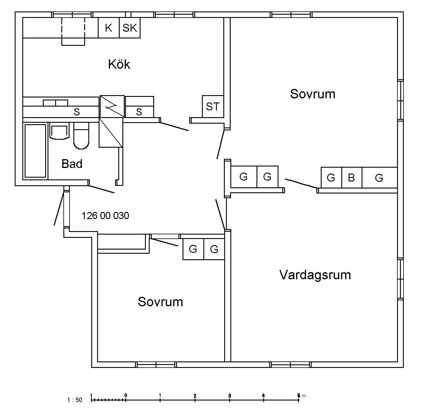 Lägenhet, 3 rooms, 91 sqm, Lessebo – bild 6
