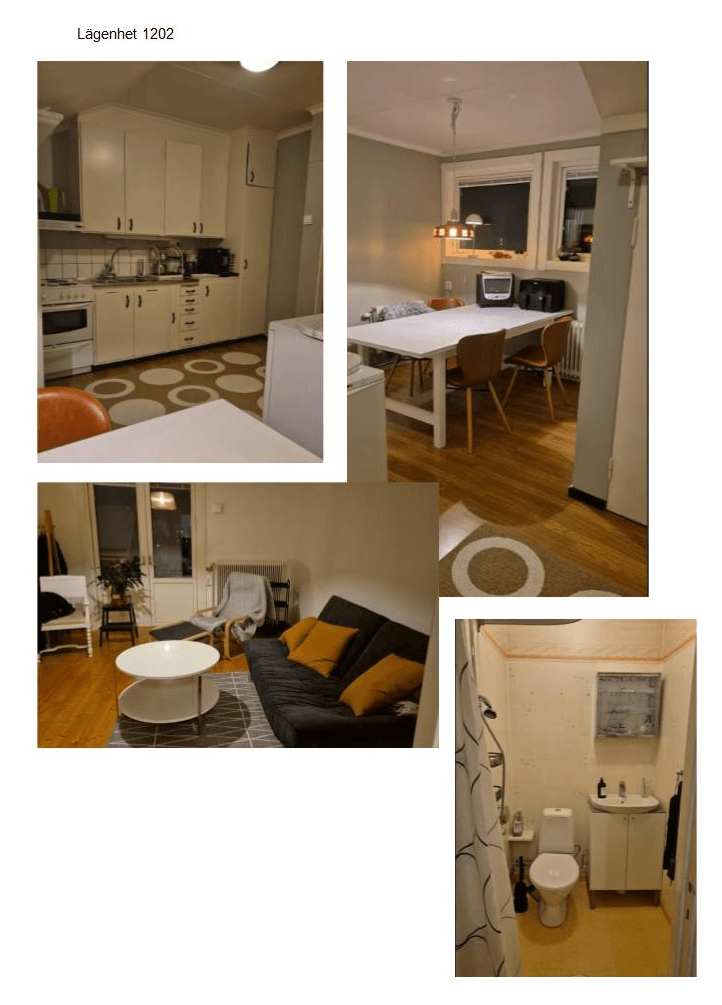 Lägenhet, 1 rooms, 55 sqm, Skellefteå