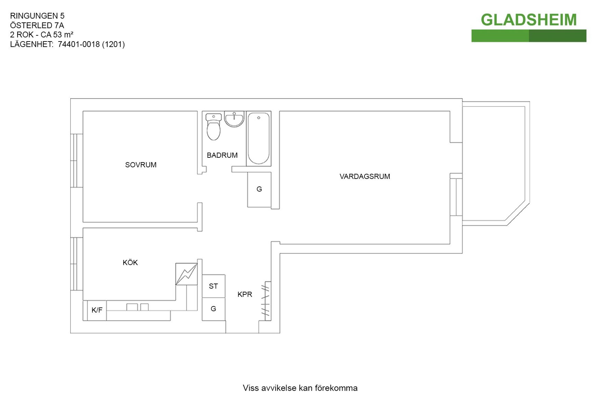 2 rok · 53 m² i Arboga – bild 4