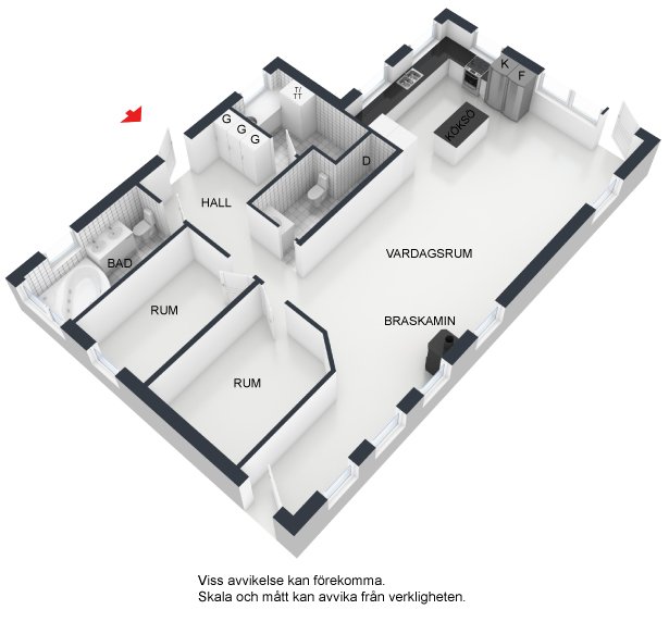 3 rok · 120 m² i Tyresö – bild 18