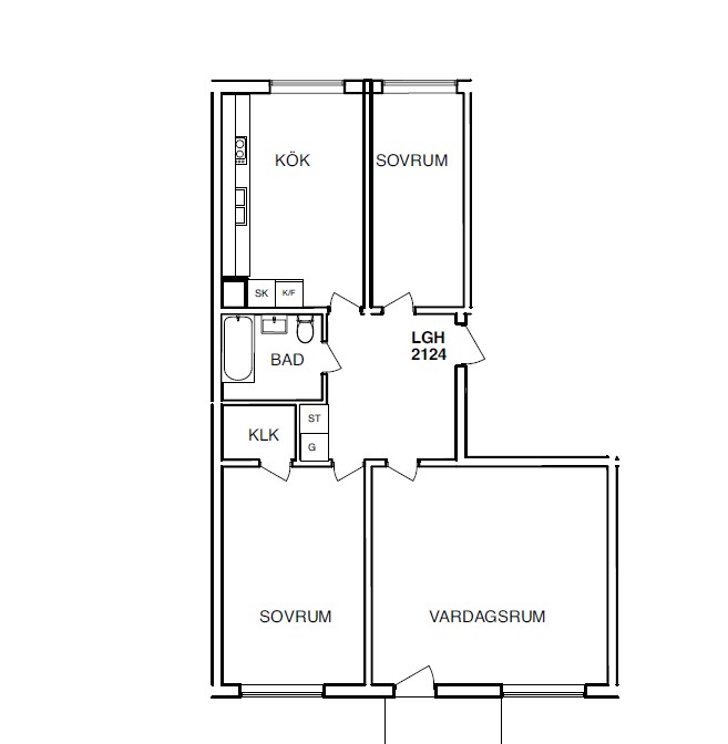 Lägenhet, 3 rooms, 76 sqm, Nynäshamn – bild 4