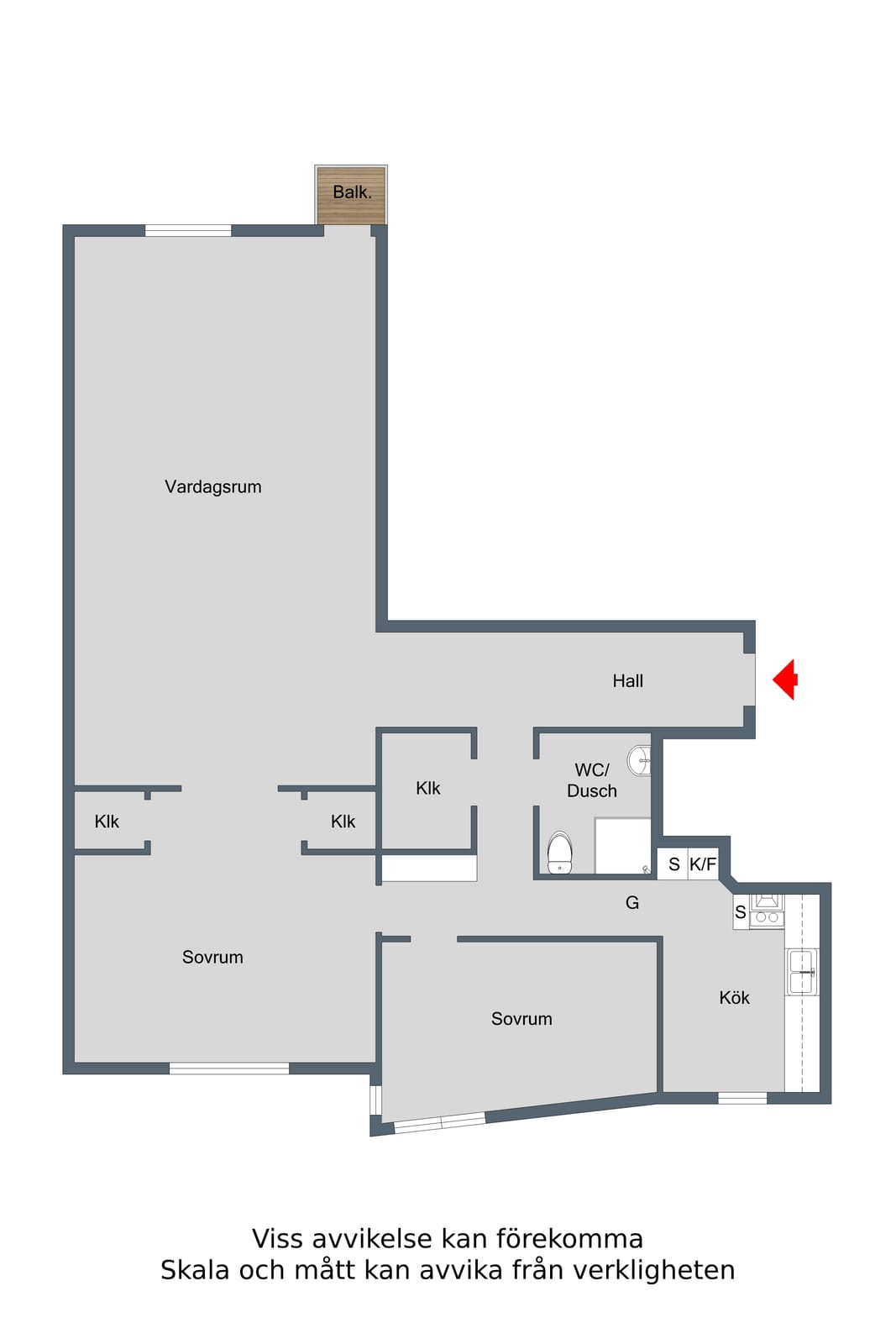 3 rok · 95 m² i Sundsvall – bild 18