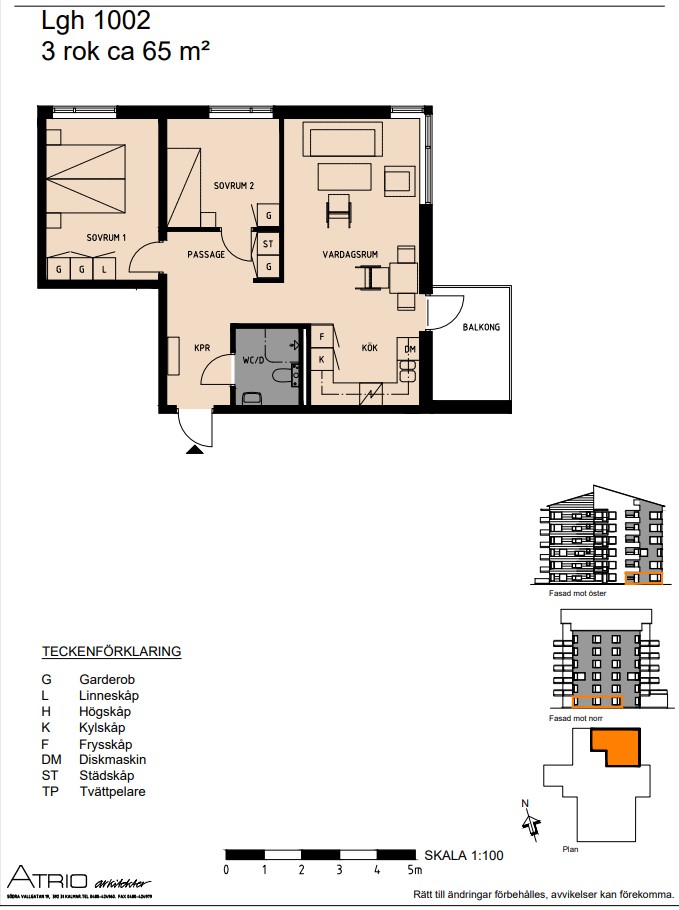 3 rok · 65 m² i Kalmar – bild 4