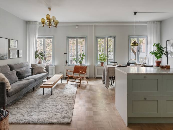3 rok · 68 m² · Wollmar Yxkullsgatan 4B, 1tr