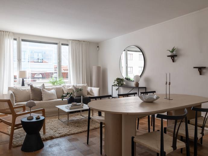 3 rok · 90,5 m² · Linnégatan 25A