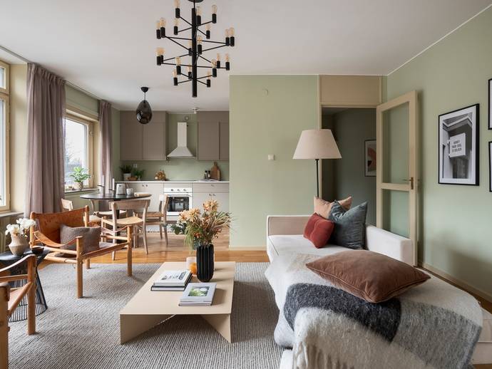 3 rok · 59,5 m² · Fjugestagränd 19, vån 2