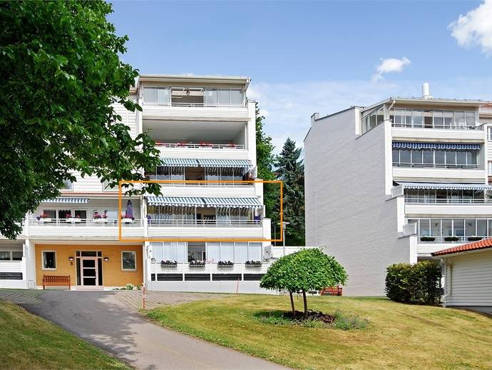 3 rok · 74 m² · Akacialiden 8, 2 vån