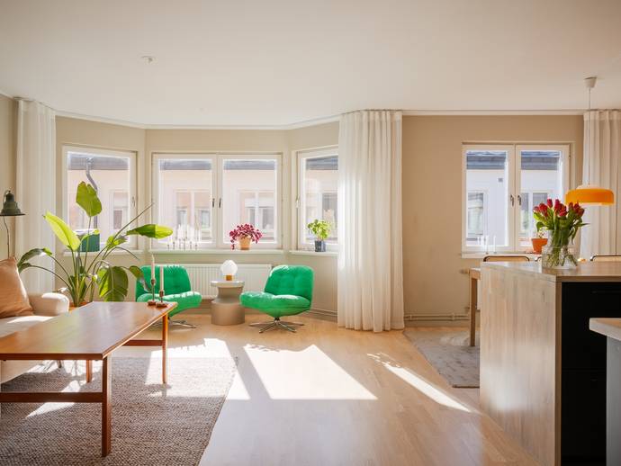 2 rok · 59 m² · Hökens gata 1, 4 tr