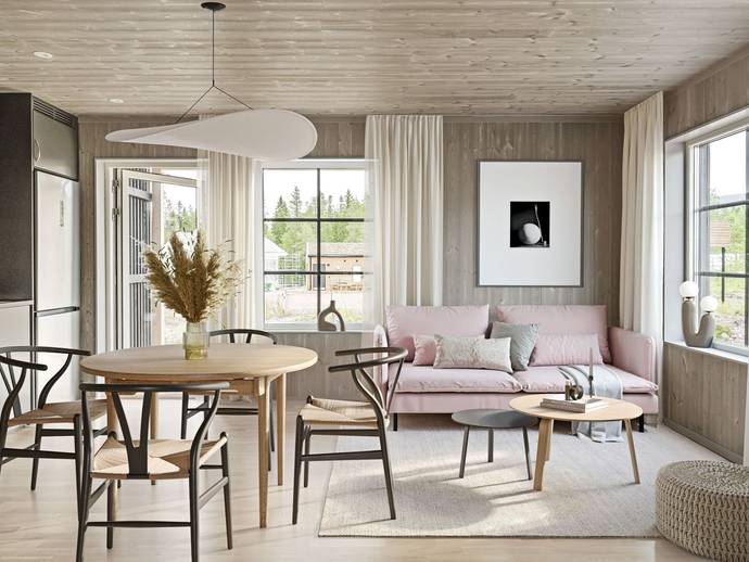 3 rok · 55 m² · Ranchen Fjällbyplatån 204A