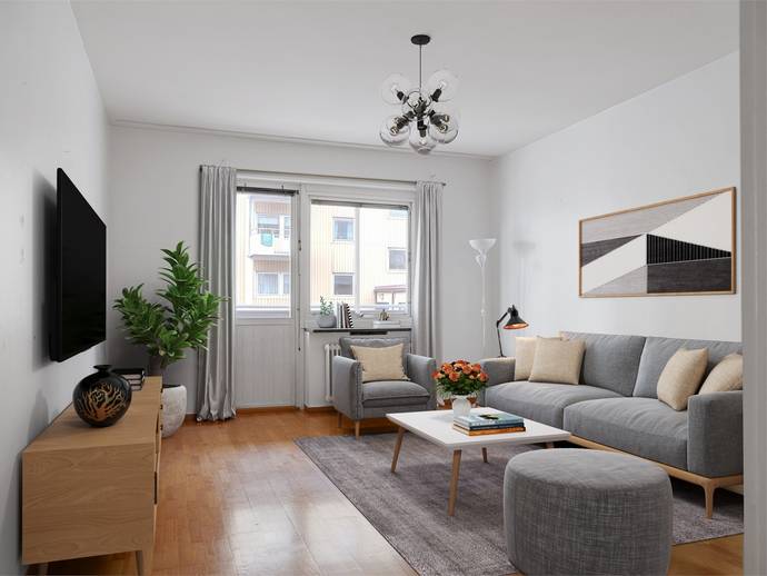 2 rok · 54,5 m² · Brattgatan 6B
