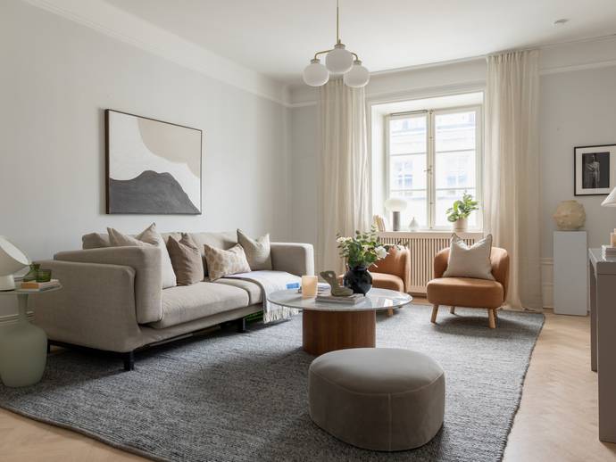 3 rok · 88 m² · Styrmansgatan 18, 4 tr