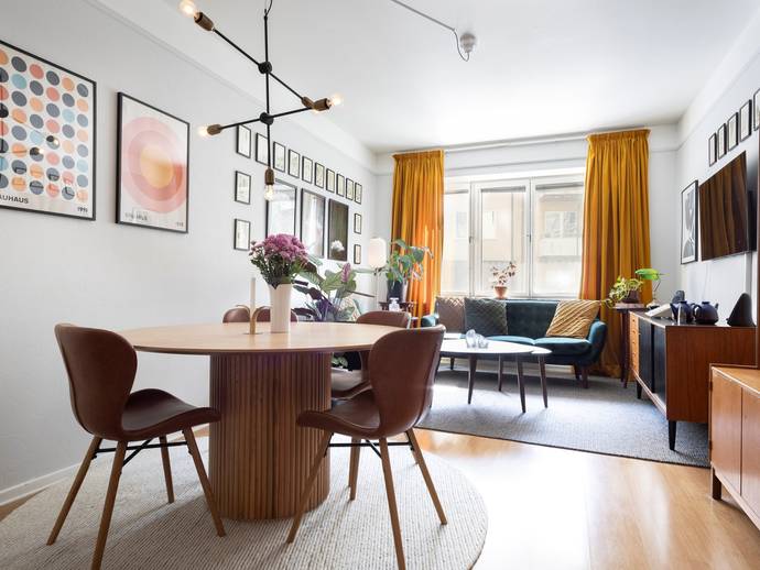 2 rok · 46 m² · Strålgatan 45, 1tr
