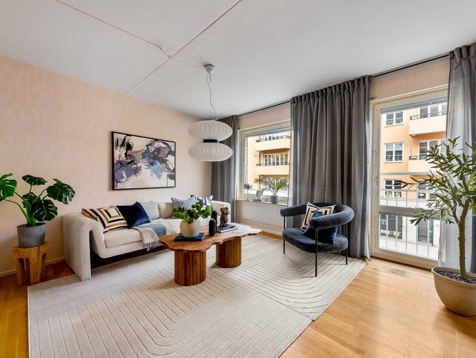 2 rok · 60 m² · Södermannagatan 64, 1tr