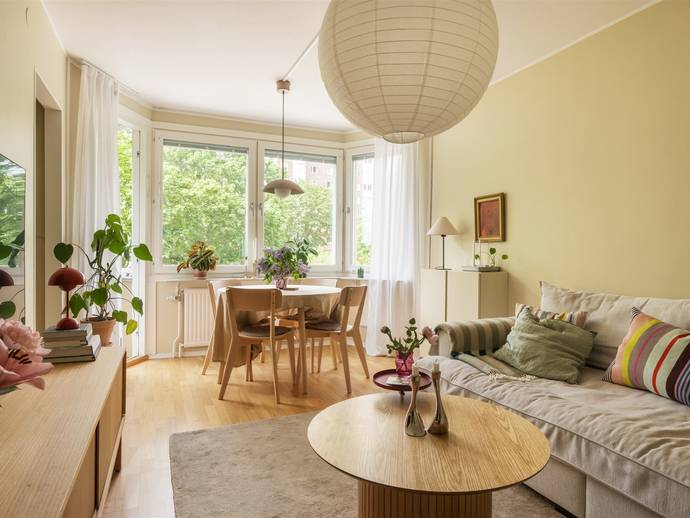 2 rok · 38,4 m² · Alphyddevägen 9, 3 Tr