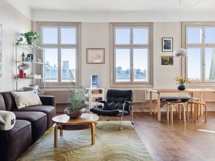 2 rok · 45 m² · Långholmsgatan 3, 5 tr