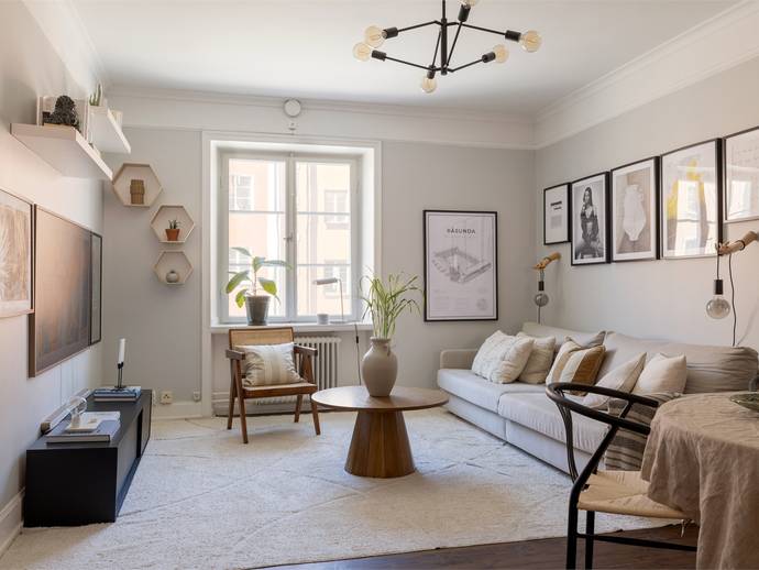 3 rok · 72 m² · Torsgatan 74, 2tr