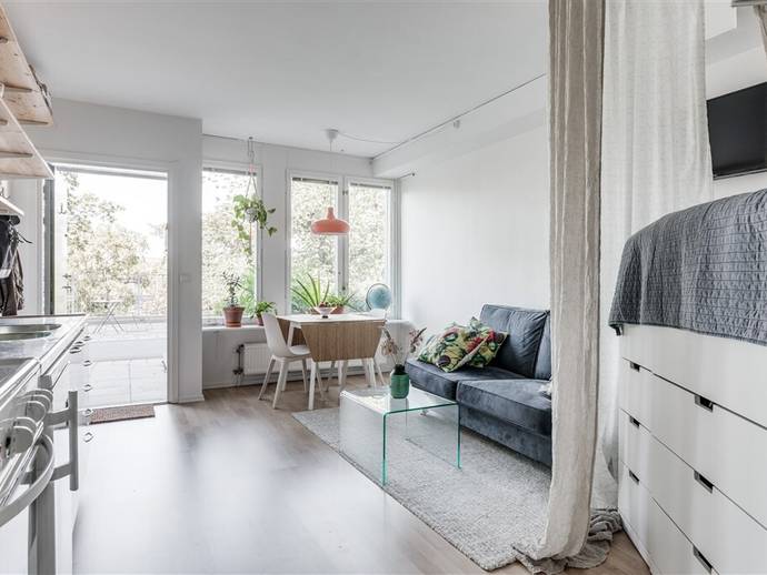 1 rok · 27 m² · Masthuggsterrassen 14 A
