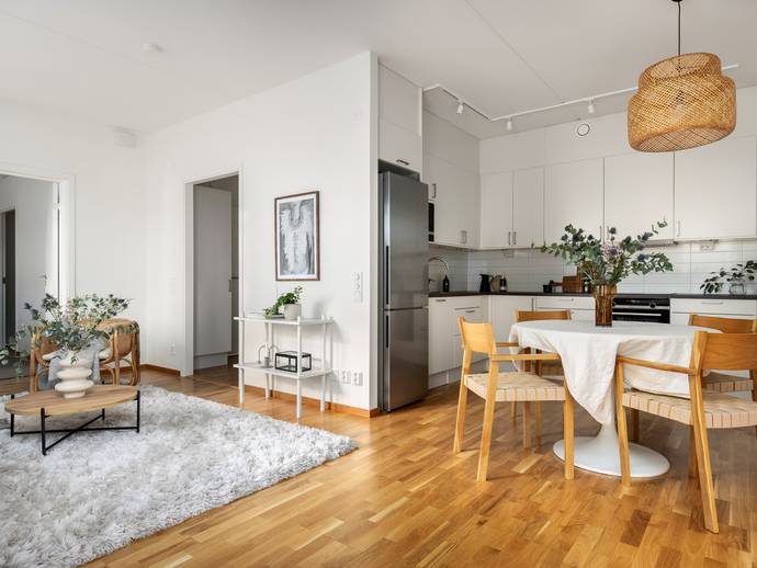 2 rok · 56 m² · Virkesvägen 9A, Uteplats