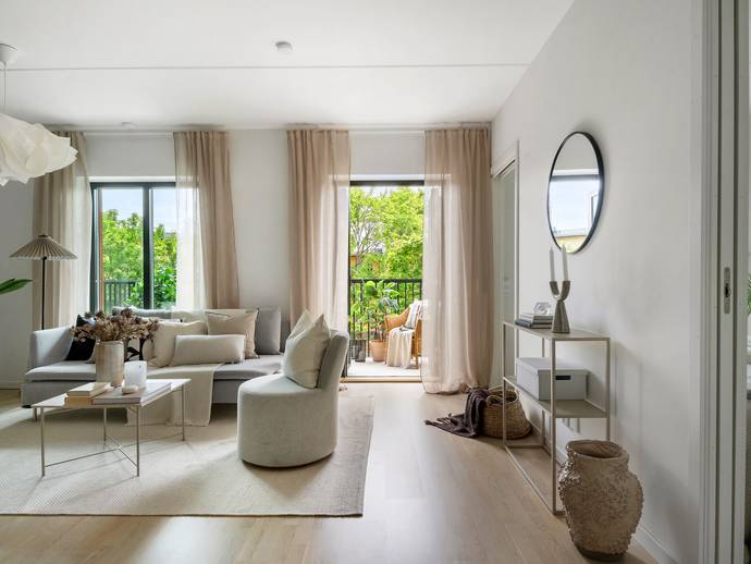 2 rok · 47 m² · Cedergrensvägen 4, 2tr