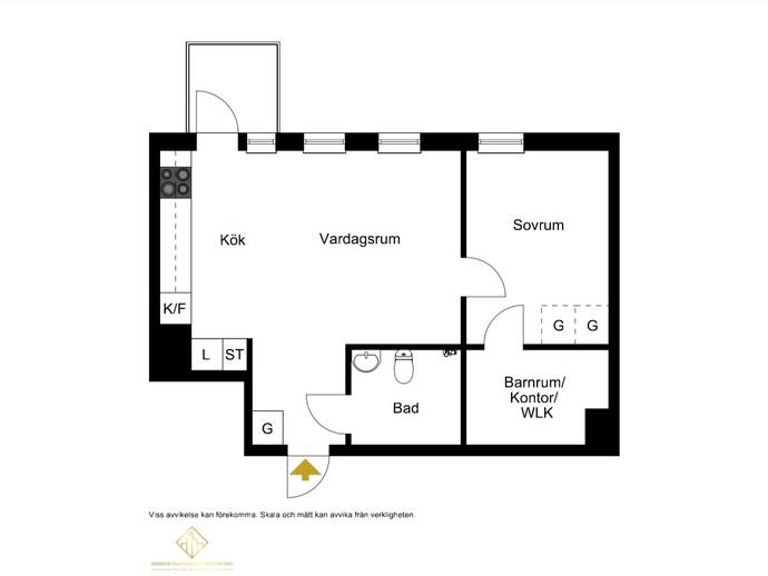 2,5 rok · 44 m² · Flygelgatan 4
