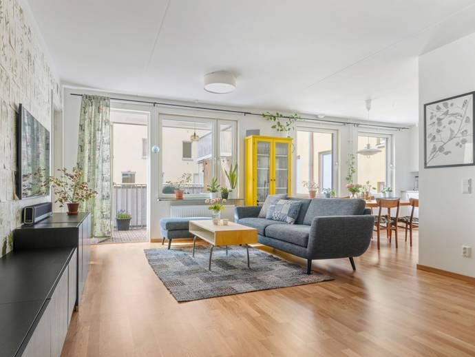 4 rok · 96 m² · Marieviksgatan 45, 1tr, Fast pris!