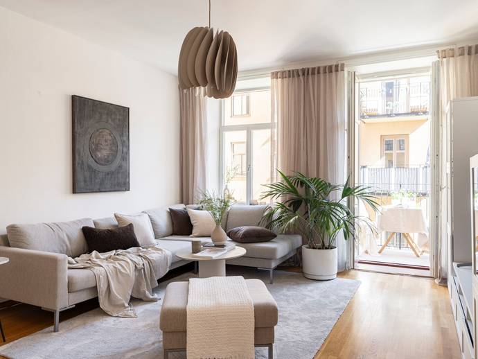 4 rok · 91 m² · Hantverkargatan 44, 2 tr
