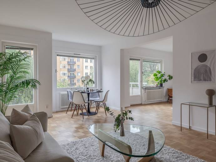 4 rok · 98 m² · Banérgatan 77, 1,5 tr
