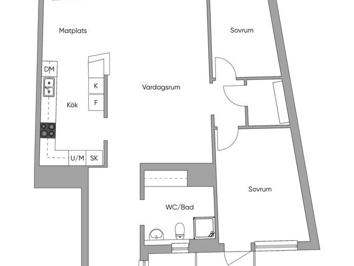 3 rok · 85 m² · Rorgängargatan 17a