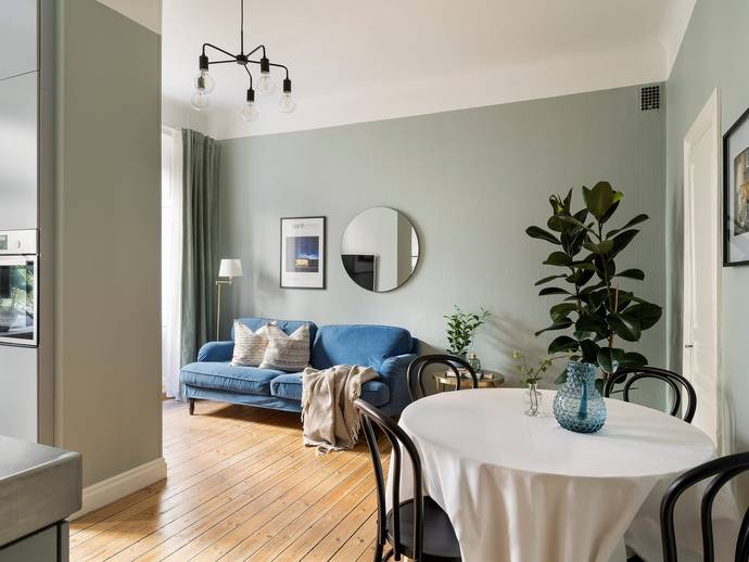 2 rok · 39 m² · Hälsingegatan 13A, över gård