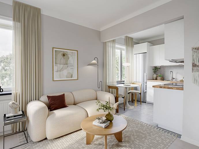 2 rok · 47,5 m² · Vitalisvägen 3, 3 tr