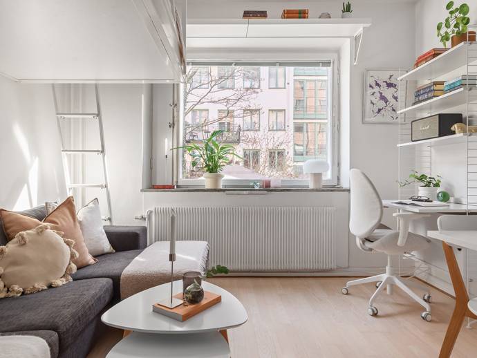 1 rok · 19 m² · Tjärhovsgatan 22, mot gård