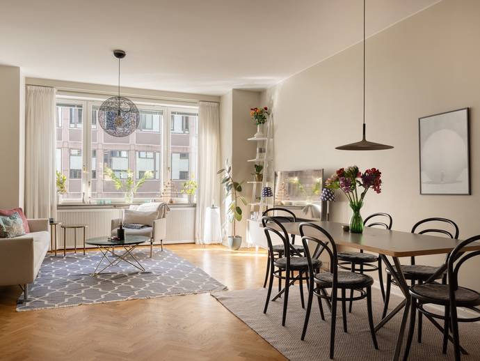 4 rok · 93 m² · Linnégatan 3