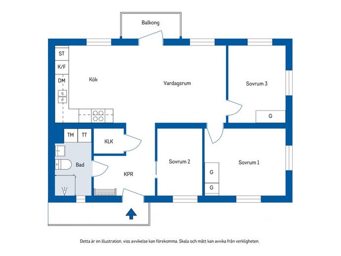 4 rok · 76 m² · Vidarstigen 13F