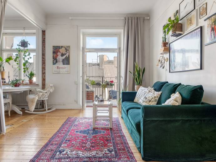 1 rok · 30 m² · Högalidsgatan 32A, 5 tr