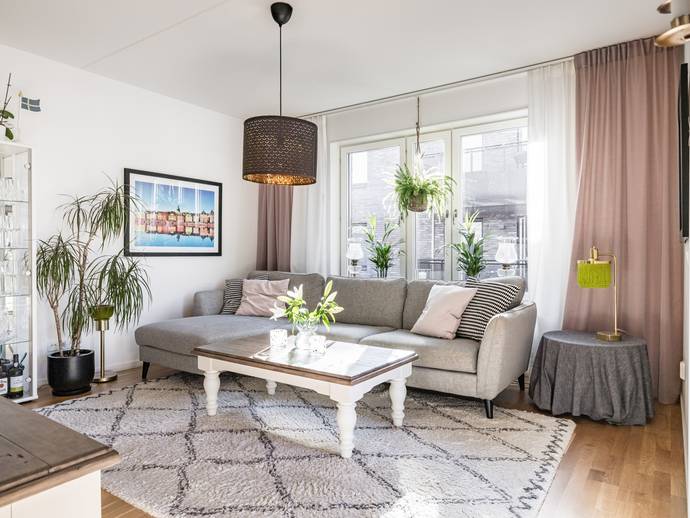 3 rok · 74 m² · Hättkvarnsgatan 1