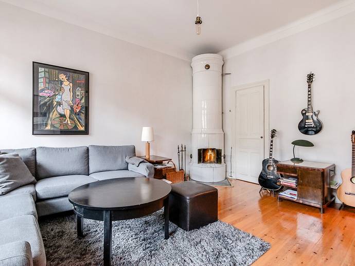 3 rok · 76 m² · Fridhemsgatan 66 B, 3 tr ÖG