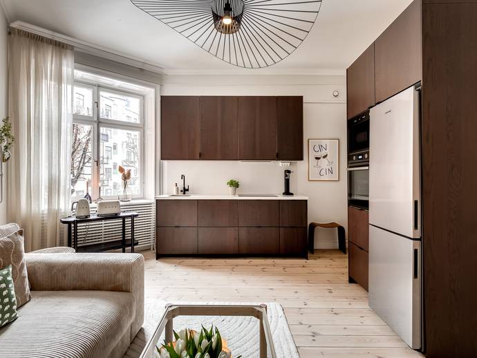 2 rok · 42 m² · Fridhemsgatan 29B, Över gård