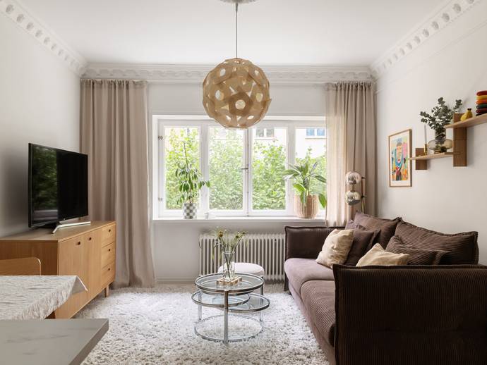 2 rok · 34 m² · Brännkyrkagatan 92A, 0,5tr