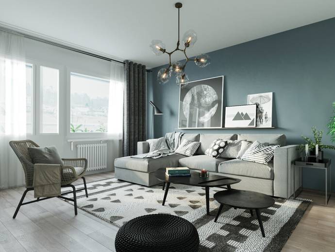 2 rok · 54,5 m² · Klorvägen 4 A