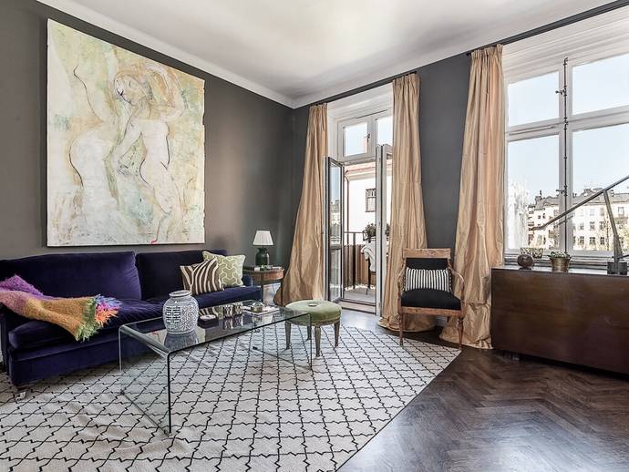 3 rok · 64 m² · Östermalmsgatan 57, 3,5 tr