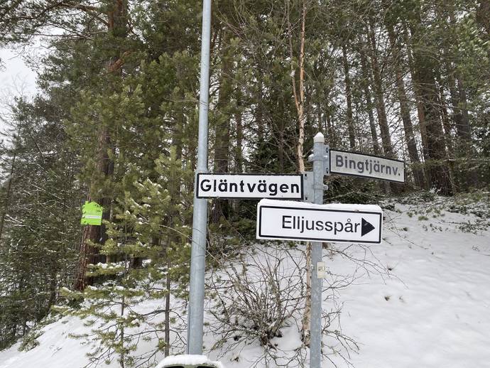 Gläntvägen/Bingtjärnsvägen